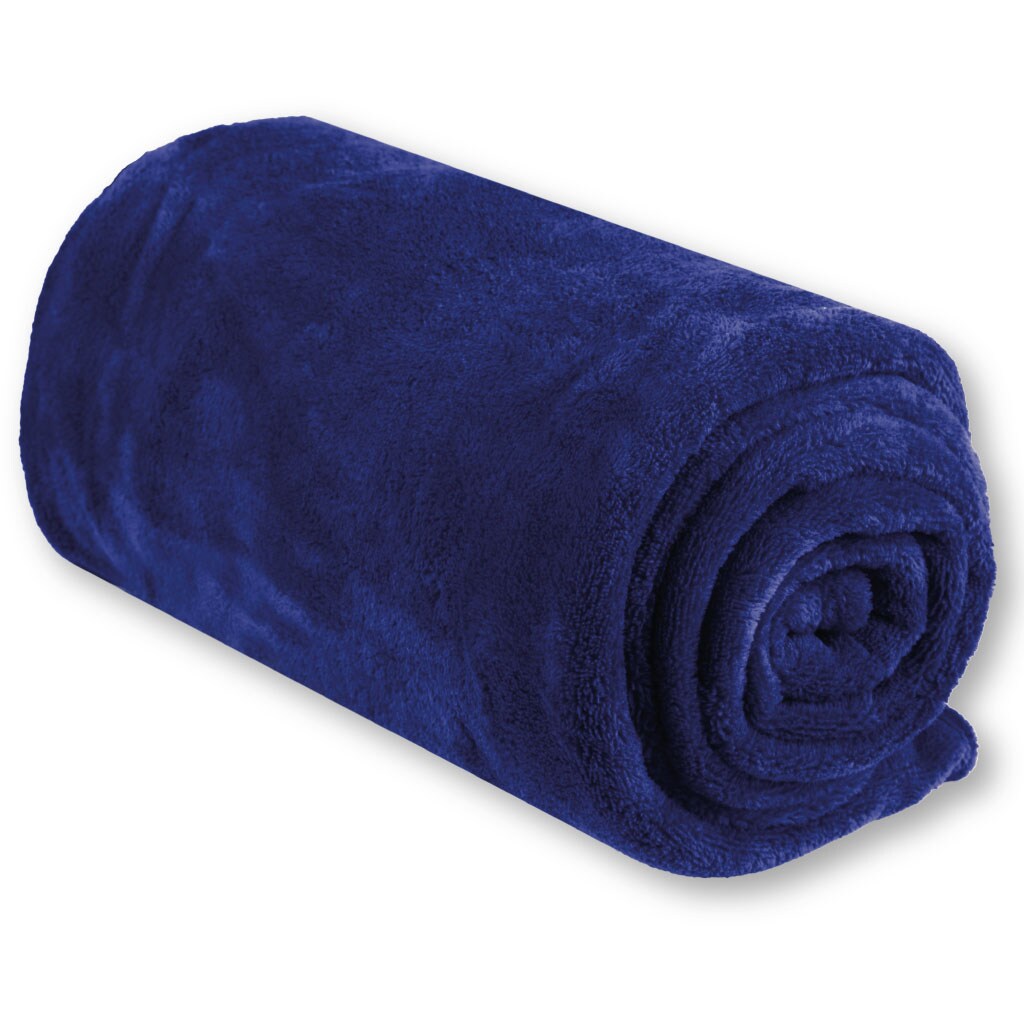 Babydecke Mikrofaser Bestlivings blau - mittelblau 90x140 cm