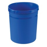 thumbnail of PROREGAL Klassischer runder Papierkorb aus Kunststoff | 18 Liter, HxØ 35x31,2cm | Blau
