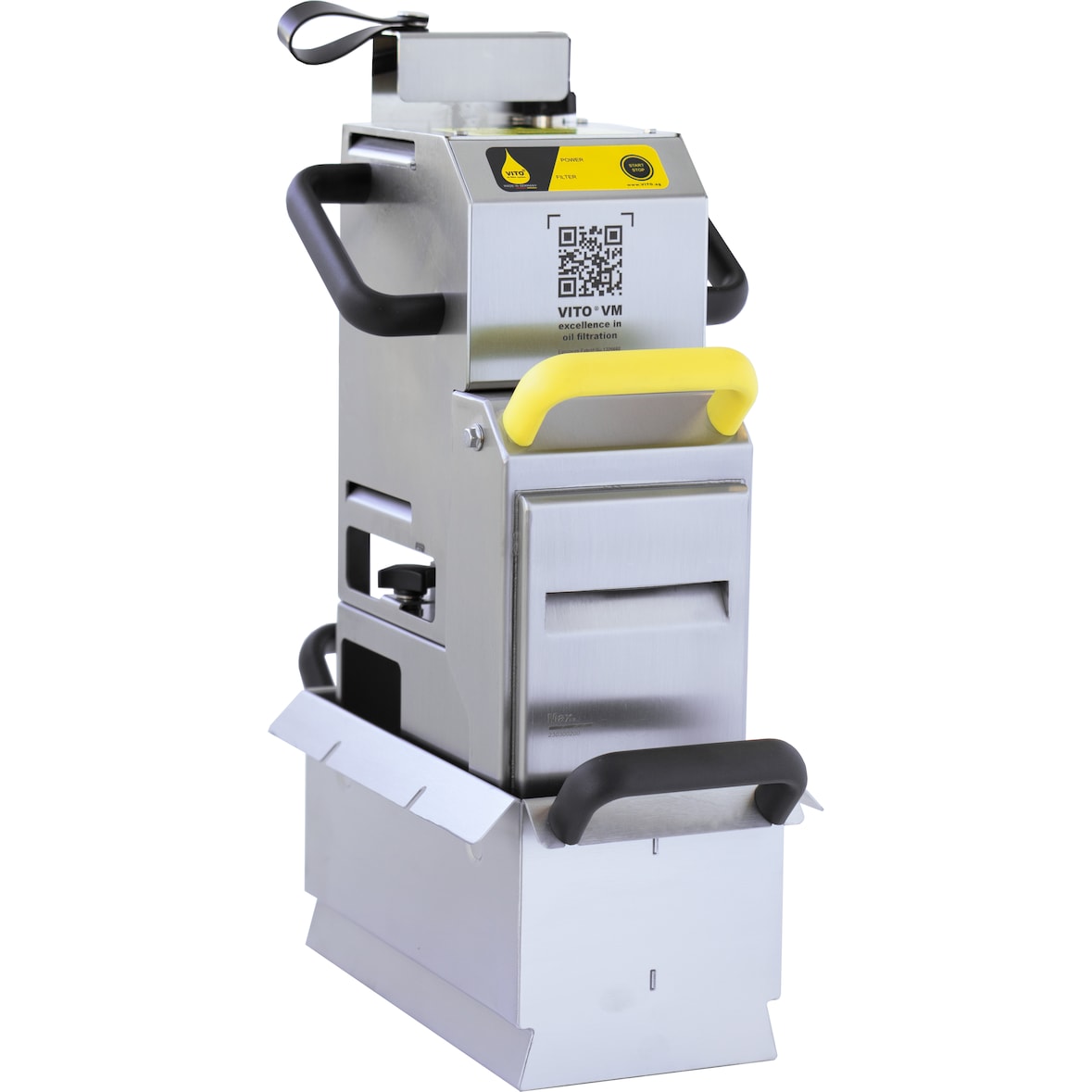 VITO VM Frittieröl-Filter, bis 20 Liter, leichtes bis mittleres Sediment