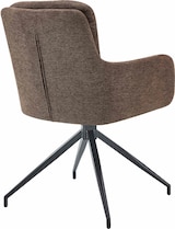 thumbnail of 2er Set Esszimmerstühle Pickett Stoff braun