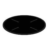 thumbnail of Ronde HPL tuintafel 70 cm naturel eiken Oviala