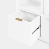 thumbnail of KLAST Mueble recibidor flotante en madera color blanco Aleni