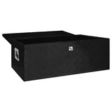 thumbnail of DELUKE® Aluminiumbox mit Deckel - Abschließbar Alubox Deichselbox Alu Anhängerbox Werkzeugkiste Metall Transportbox Metallkiste, 100x55x37cm Schwarz