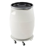 thumbnail of GILAC Fût + genouillère métal + couvercle - 100 L - Blanc G178921