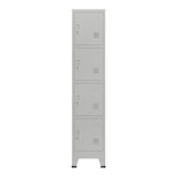 thumbnail of Helloshop26 - Büroschrank Aufbewahrungsmöbel für Büro Werkstatt Schlafzimmer Metallstahl mit 4 lackierten Stahltüren 180 x 38 x 45 03_0006348