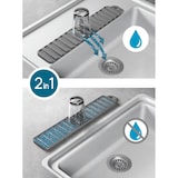 thumbnail of Geschirr-Abtropfmatte 40x8cm Geschirrabtropfmatte grau Spülmatte Spülunterlage