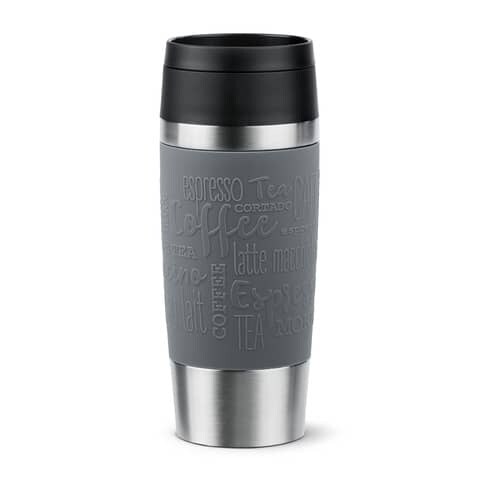 Isolierbecher Travel Mug, 0,36L, pfeffergrau