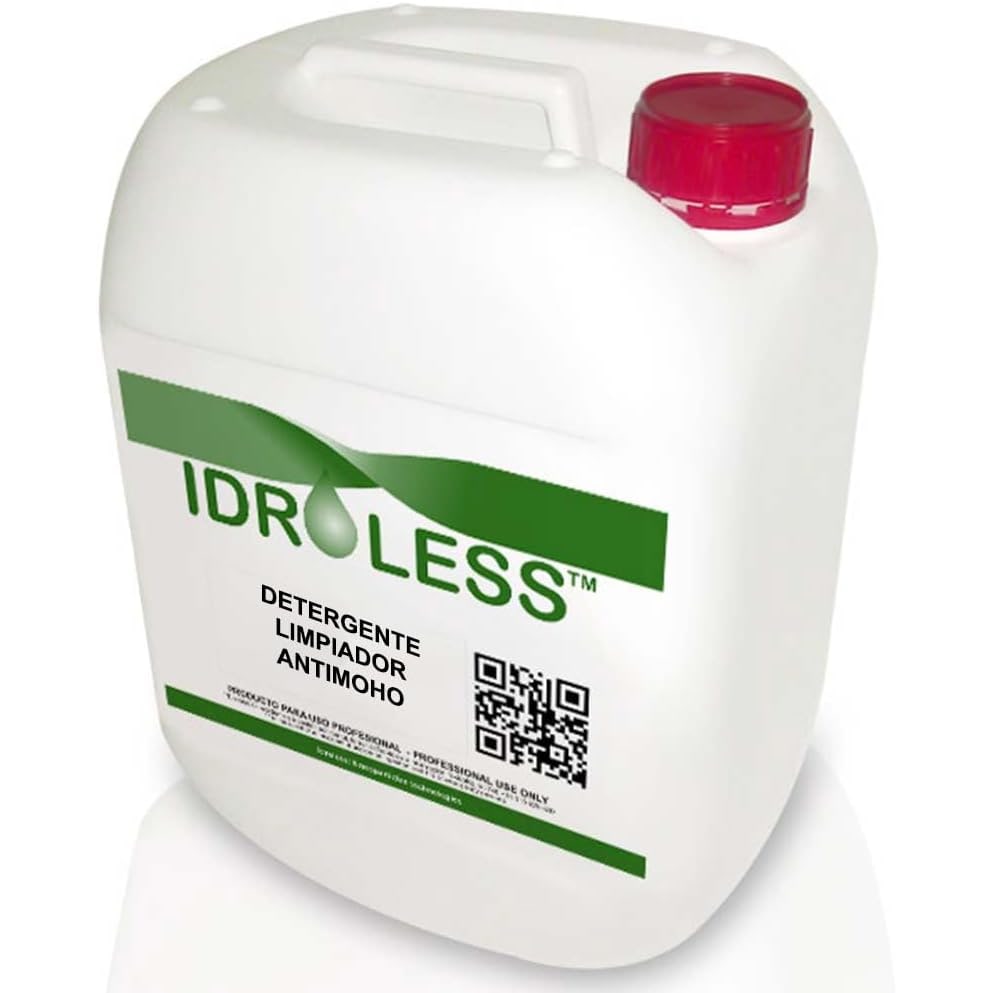 Detersivo antimuffa ecologico per interni (5L) - Combatte le macchie di umidità senza risciacquo. Senza solventi e senza cloro.
