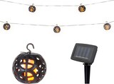thumbnail of LED Solar Lichterkette Kugeln 1,75m - Solarlichterkette Flammeneffekt Solarkette Gartenbeleuchtung Partylichterkette Außen Garten Balkon Warmweiß