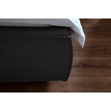 thumbnail of KAWOLA Bett CARLO Polsterbett Stoff schwarz 180x200cm