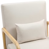 thumbnail of Fauteuil Hibbing stof creme