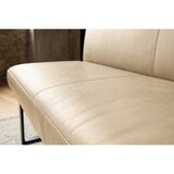 thumbnail of KAWOLA Esszimmerbank ELEEN Leder beige 223cm