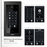 thumbnail of HD Video Türsprechanlage mit Touchscreen und RFID für 1 Familienhaus, 1x Monitor, Balter EVO HD Touch Schwarz