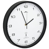 thumbnail of vidaXL Wandklok met quartz uurwerk radiogestuurd 31 cm wit en zwart