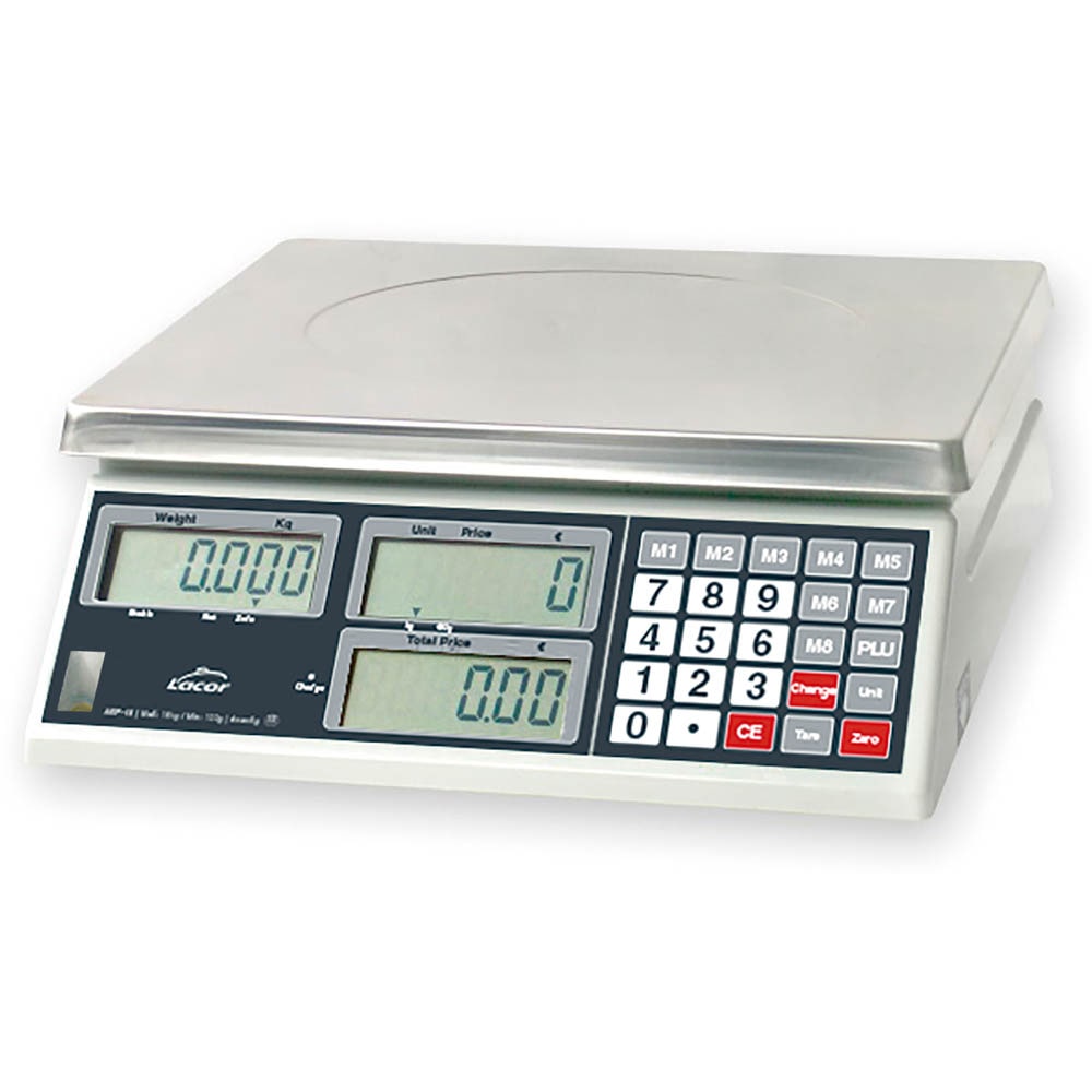 Lacor - 61716 - Bascula Electronica Con Base Cuadrada 15 kg