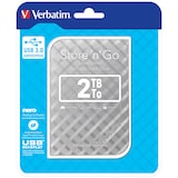 thumbnail of Verbatim Portables Festplattenlaufwerk Store 'n' Go USB 3.0, 2 TB, Silber