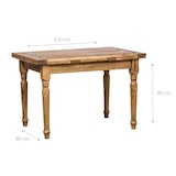 thumbnail of Biscottini Esstisch - Restauranttische aus Holz - Ausziehbarer Tisch 120x80 cm - Küchentisch aus natürlichem Massivholz Made in Italy