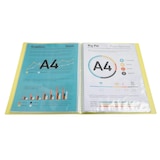 thumbnail of Exacompta Cod. 5849E - Portalistini Kreacover Pastel personalizzabile copertina in   Ppl 40 buste cristallo liscio - A4 Col. assortiti - Conf. da 10