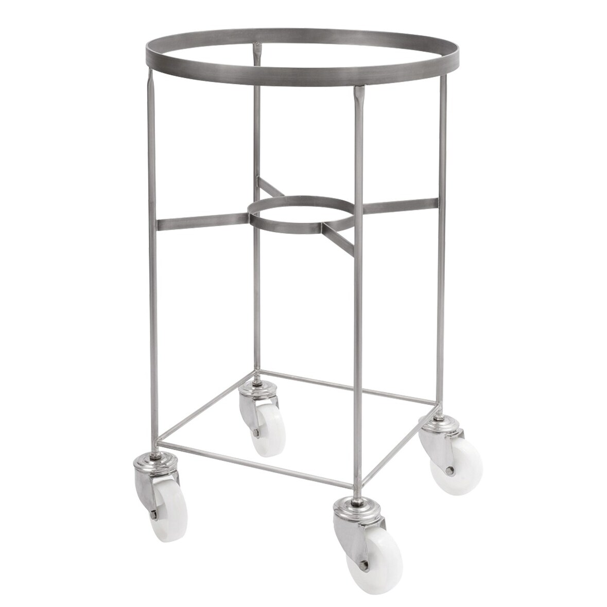 GILAC Chariot pour bac grand volume hémisphérique - inox - Gris G146121