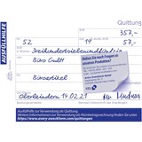 thumbnail of Quittung mit Mwst., Recycling, A6 quer, mit Mikroperforation, alle Blätter gelocht, 100 Blatt