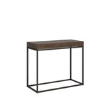 thumbnail of Consola extensible 90x40/196 cm Nordica Small Estructura Nogal Antracita