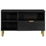 thumbnail of Helloshop26 - Meuble TV avec grand espace de rangement design industriel salon 80 x 33 x 46 cm en bois d'ingénierie noir 02_0057720