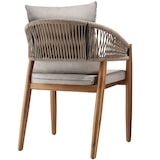 thumbnail of tectake Tuinstoel Manacor, ropedesign - 4-delige set zandkleur