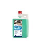 thumbnail of Clean Professional. Detergente superconcentrato per pavimenti in parquet. Grazie al suo sistema di dosaggio evita gli sprechi. 1lt. Verde.