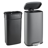 thumbnail of SVITA TQ30 Mülleimer weiß 30L Treteimer Abfallbehälter Softclose Deckel