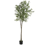 thumbnail of tectake Árbol de olivo artificial OLEAND, con textura realista  Verde