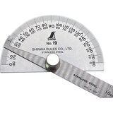thumbnail of Shinwa 62480 Winkelmesser aus Edelstahl Gradmesser No.19 - by FAMEX - 90°, 10cm
