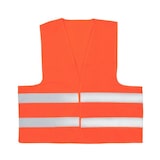 thumbnail of Warnweste, Einheitsgröße, orange, Polyester bei 40°C waschbar (max. 25x)