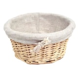 thumbnail of METRO PROFESSIONAL Cesta panera, mimbre/algodón, Ø 25 x 9 cm, 3 unidades, redonda, natural