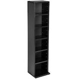 thumbnail of tectake Scaffale per CD con 6 scomparti per 102 CD 90 x 21 x 20 cm - nero - 401701