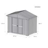 thumbnail of Box attrezzi casetta lamiera giardino in Acciaio Zincato 327x155cm x h2.15m - 114KG - 5.06mq - VERDE
