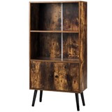 thumbnail of COSTWAY Libreria con 2 Ante, Libreria, Scaffale a Piede in Legno, Vintage, Scaffale in Legno, Marrone
