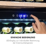 thumbnail of Klarstein Vinsider 41 Built-in Duo Onyx Einbau-Weinkühlschrank 41 Fl 2 Zonen Schwarz