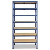 thumbnail of shelfplaza HOME 230x90x50 cm Schwerlastregal in blau mit 7 Böden und 125 kg Traglast pro Boden