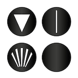 thumbnail of Applique murale CANTO 2 Aluminium Seaside noir, H.10.6 - IP44 - LED Module / Extérieur