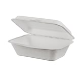 thumbnail of RyanPack Bagasse rechteckige Menübox  – Zuckerrohr – 190×151×72 mm – 50 Stück