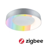 thumbnail of Paulmann Plafonnier LED Smart Home Zigbee 3.0 Casca IP44  RGBW+ 1750lm 230V 20W gradable Alu mat 75415