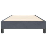 thumbnail of vidaXL Boxspringbett ohne Matratze Dunkelgrau 100x220 cm Samt