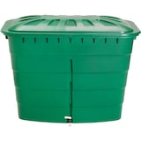 thumbnail of Rechthoekige jerrycan 520L met deksel en kraantje, kleur: groen