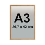 thumbnail of Cadre Clic-Clac A3 finition Bois Hetre clair