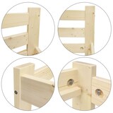 thumbnail of Doppelbett Ehebett Holzbett 140x200 Fichte massiv lackiert mit wählbarem Zubehör V-60.60-14 ohne Zubehör