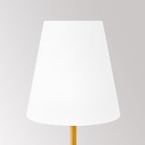 thumbnail of Lampada da terra in acciaio giallo - Oviala