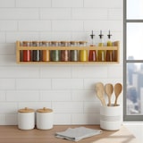 thumbnail of Bamboe Wandplank Canoply 15x70x12cm Naturel 7house