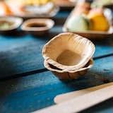 thumbnail of BIOZOYG 2000 Stück Dipschälchen 15ml quadratisch Einwegschälchen Palmblattschälchen Snackschälchen, kompostierbar, ideal für Fingerfood und Snacks