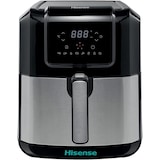 thumbnail of Hisense, H06AFBS1S3 - Friggitrice ad aria, 36,7x32,7x39,7cm, 8 programmi, temperatura 80-200°C, 5L, potenza 1700W, display LED e comandi touch