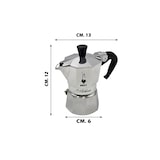 thumbnail of Bialetti Caffettiera Mokina Alluminio, Argento, Capacità Mezza Tazza